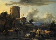 Evening Landscape 1661-63 Reproduction