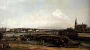 Dresden from the Left Bank of the Elbe, below the Fortifications 1748 Reproduction