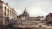 New Market Square in Dresden from the JÃ¼denhof 1749-51 Reproduction