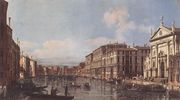 View of the Grand Canal at San Stae Reproduction