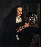 Portrait of a Widow at her Devotions Reproduction