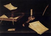 Still-Life with Candle 1630 Reproduction