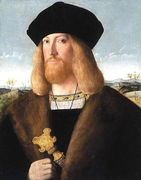 Portrait of a Bearded Gentleman 1508-10 Reproduction