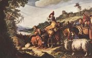 Abraham on the Way to Canaan 1614 Reproduction