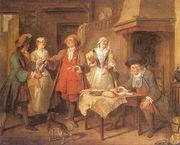 The Marriage Contract 1738 Reproduction