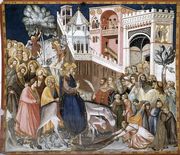 Entry of Christ into Jerusalem c. 1320 Reproduction