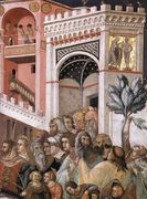 Entry of Christ into Jerusalem (detail-2) c. 1320 Reproduction