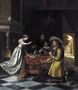 Card Players at a Table 1670-74 Reproduction