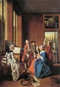 Concert in an Interior 1764 Reproduction