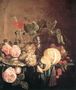 Still-Life with Flowers and Fruit c. 1650 Reproduction