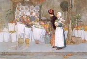 At the Florist 1889 Reproduction