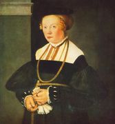 Portrait Of Felicitas Seiler 1537 Reproduction