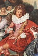 Amusing Party in the Open Air (detail) 1621 Reproduction