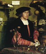 Portrait of the Merchant Georg Gisze 1532 Reproduction