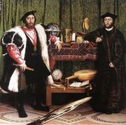 Jean de Dinteville and Georges de Selve (`The Ambassadors') 1533 Reproduction