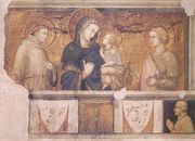 Madonna With St Francis And St John The Evangelist Reproduction