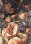 Still Life With Flowers And Fruit (detail) Reproduction