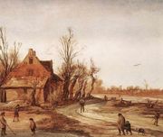 Winter Landscape 1623 Reproduction