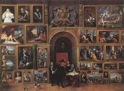 Archduke Leopold Wilhelm of Austria in his Gallery 1651 Reproduction