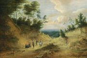 Wooded Dune Landscape Reproduction