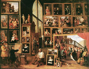 The Gallery of Archduke Leopold in Brussels 1639 Reproduction