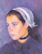 Breton Girl 1909 Reproduction