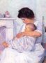 Mother and Child (White Mantel) 1912 Reproduction