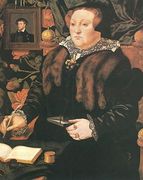 Portrait of Lady Dacre 1540 Reproduction