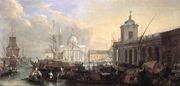 The Sea Custom House with San Giorgio Maggiore 1700s Reproduction