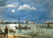 Fishermen By Moonlight 1620s Reproduction