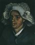 Head Of A Peasant Woman With White Cap II Reproduction