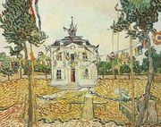 Auvers Town Hall On July 14 1890 Reproduction