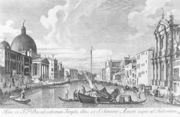 The Canal Grande with San Simeone Piccolo and the Scalzi 1742 Reproduction