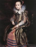 Elisabeth (or Cornelia) Vekemans as a Young Girl c. 1625 Reproduction