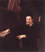 Portrait Of Monsignor Clemente Merlini Reproduction