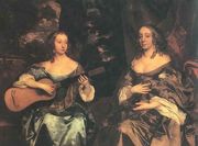 Two Ladies of the Lake Family c. 1660 Reproduction