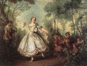 Mademoiselle de Camargo Dancing 1730 Reproduction