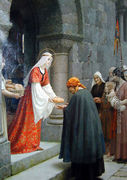 Leighton Edward Blair Charity Of St. Elizabeth Of Hungary Reproduction