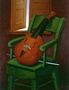 Violin On A Chair Reproduction