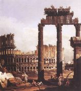 Capriccio with the Colosseum 1743-44 Reproduction