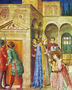 St. Lawrence receives from Sixtus II treasures of the church Reproduction