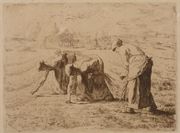 Les glaneuses (Etching) Reproduction