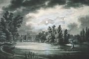 Lazienki Palace in Moonlight Reproduction