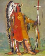 MÃ¡h-to-tÃ³h-pa, Four Bears, Second Chief, in Full Dress Reproduction