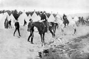 A Modern Cavalry Camp Reproduction