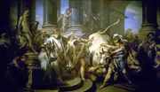 Theseus Conquering the Bull at Marathon Reproduction