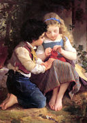 A Special Moment (detail) Reproduction