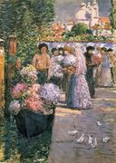 Flower Market Reproduction