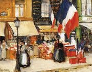 Bastille Day, Boulevard Rochechouart, Paris Reproduction