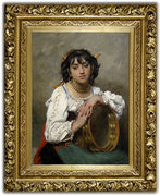 The Tambourine Girl Reproduction